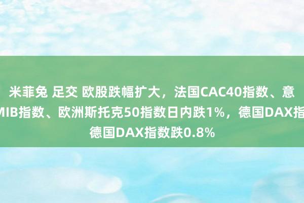 米菲兔 足交 欧股跌幅扩大，法国CAC40指数、意大利富时MIB指数、欧洲斯托克50指数日内跌1%，德国DAX指数跌0.8%